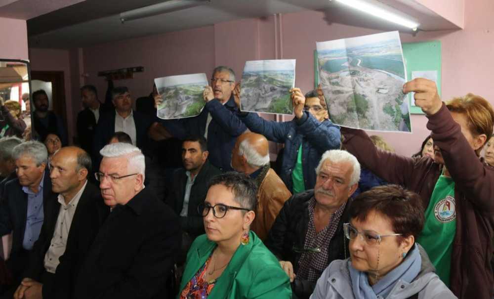 Düzenli Depolama Tesisine Ergene Halkı Karşı Çıktı