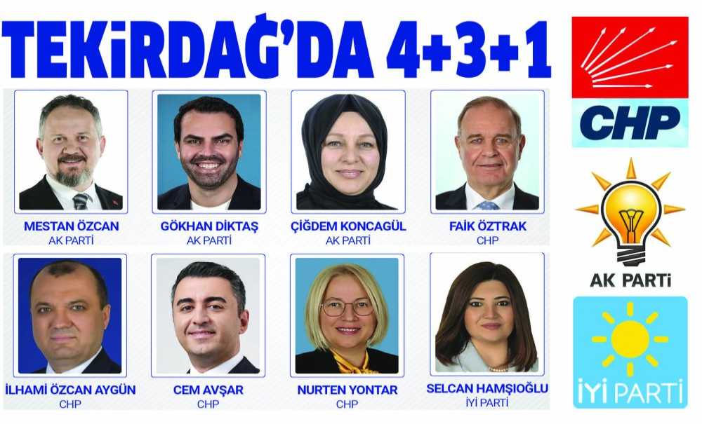 Tekirdağ'da 4+3+1