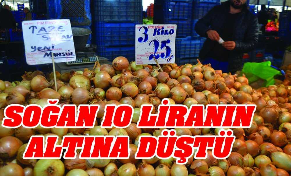 Soğan 10 Liranın Altına Düştü