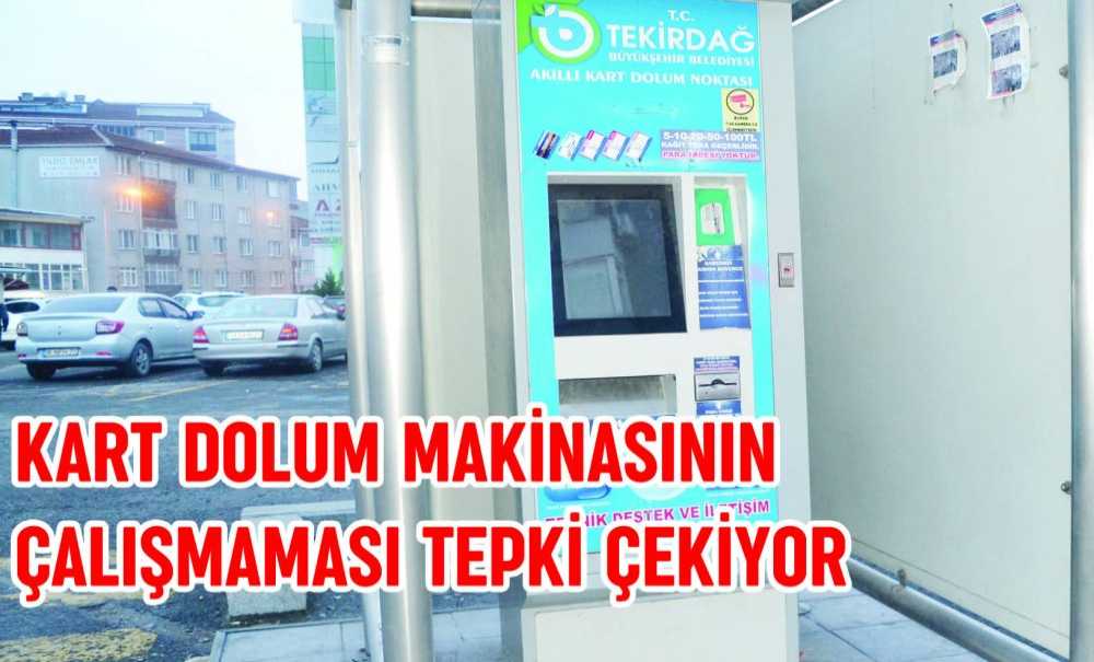 Kart Dolum Makinasının Çalışmaması Tepki Çekiyor