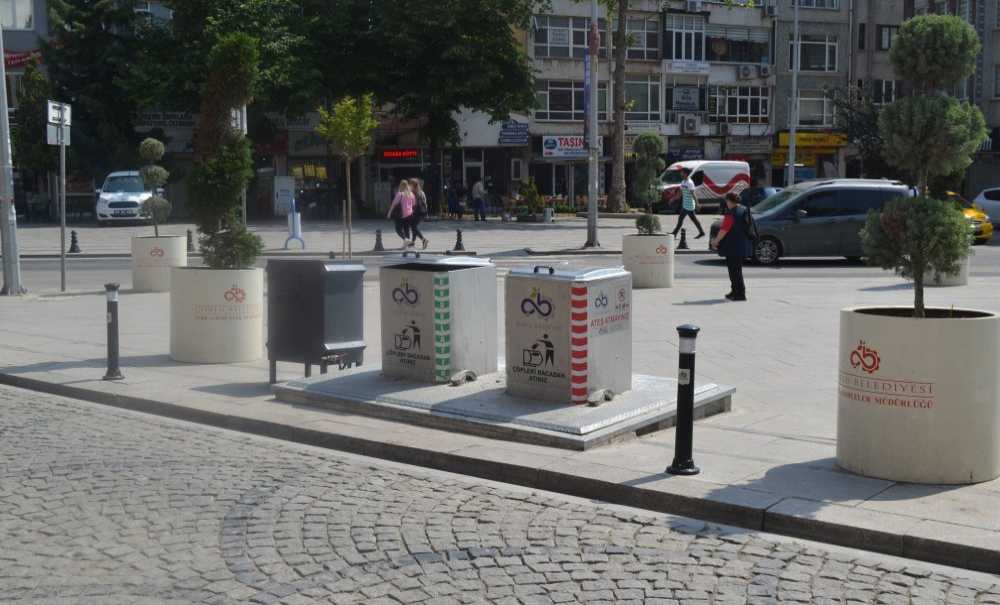 100'E Yakın Çöp Konteynırı Yer Altına Alındı
