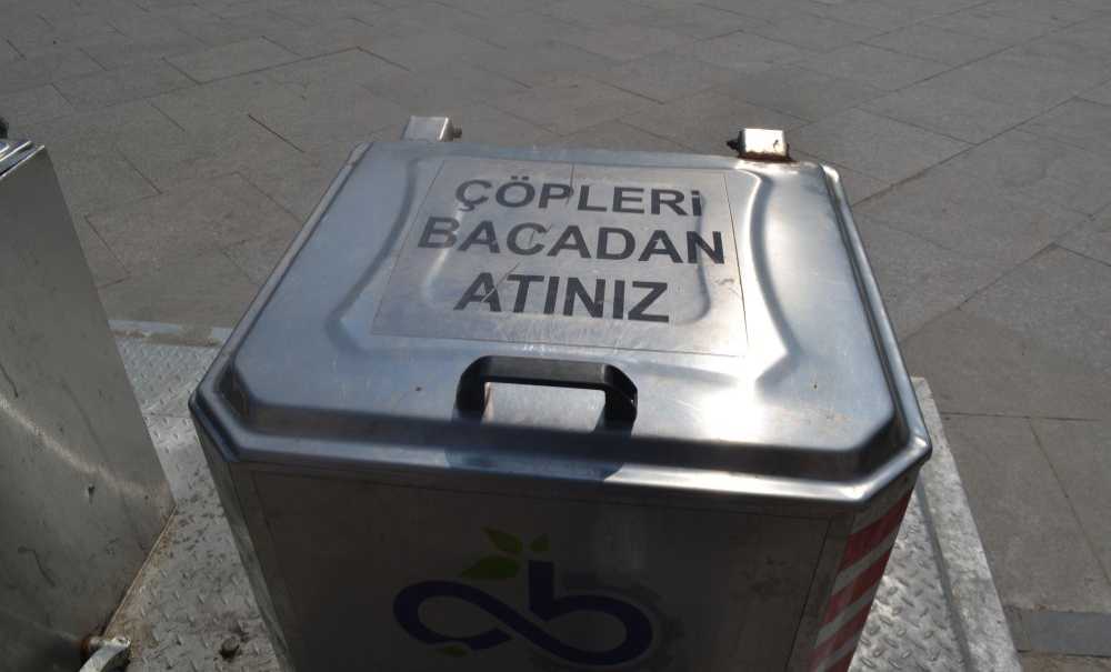 100'E Yakın Çöp Konteynırı Yer Altına Alındı