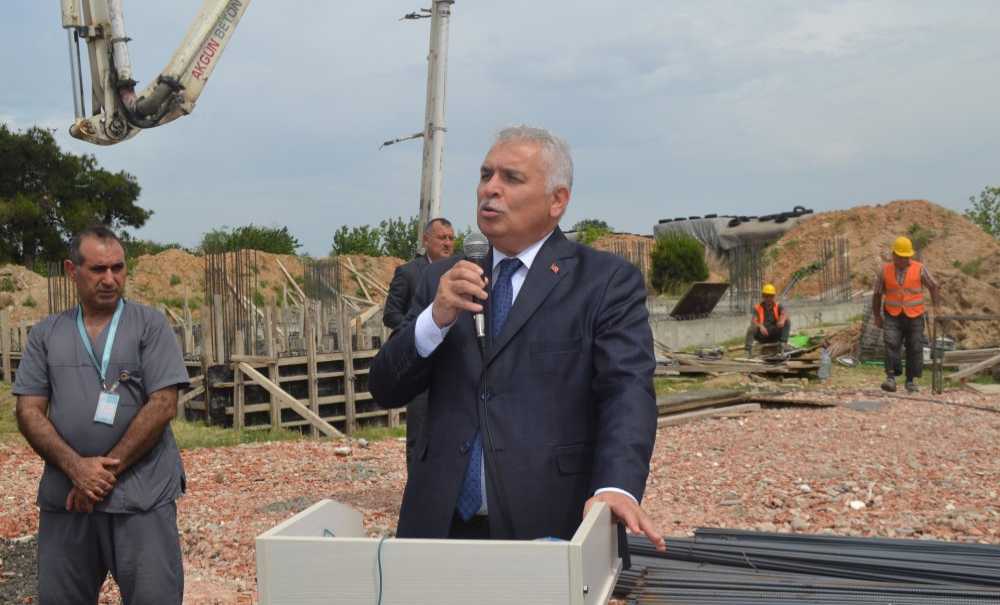 Hacı Mustafa Çakmak Cami'nin Temeli Atıldı
