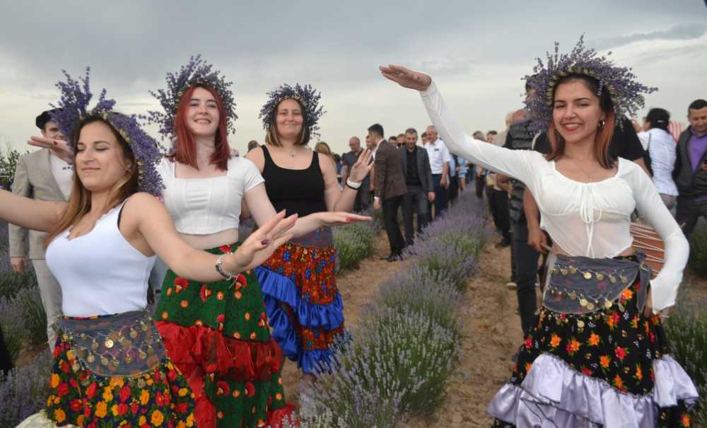 Lavanta Şenlikleri Renkli Görüntülere Sahne Oldu