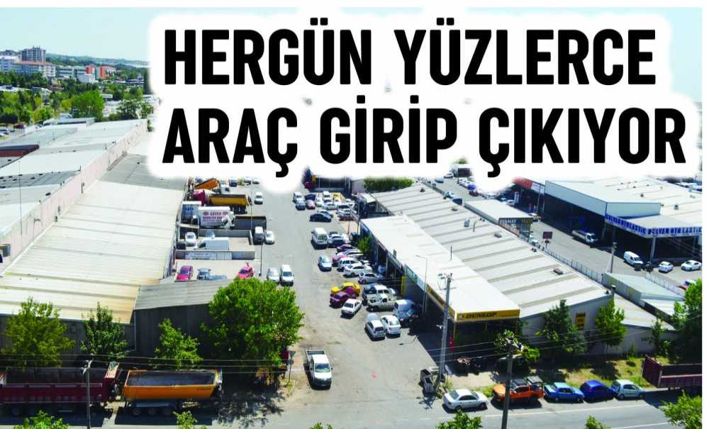 Hergün Yüzlerce Araç Girip Çıkıyor