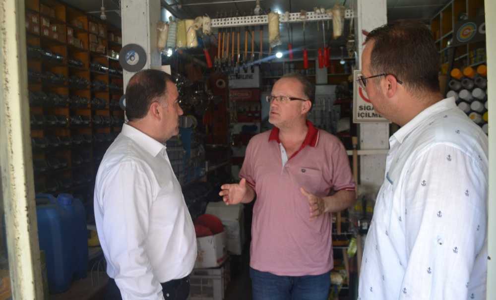 Kaymakam Eldivan Esnafı Ziyaret Etti