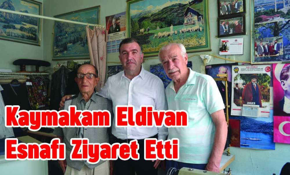 Kaymakam Eldivan Esnafı Ziyaret Etti