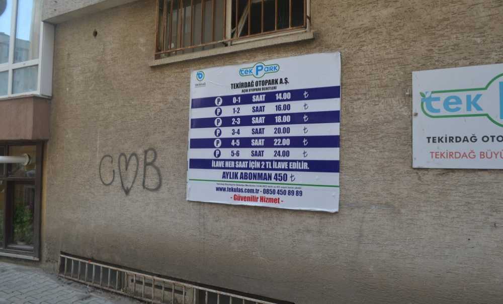 Otopark Ücretlerine De Yüzde 40 Zam Yapıldı