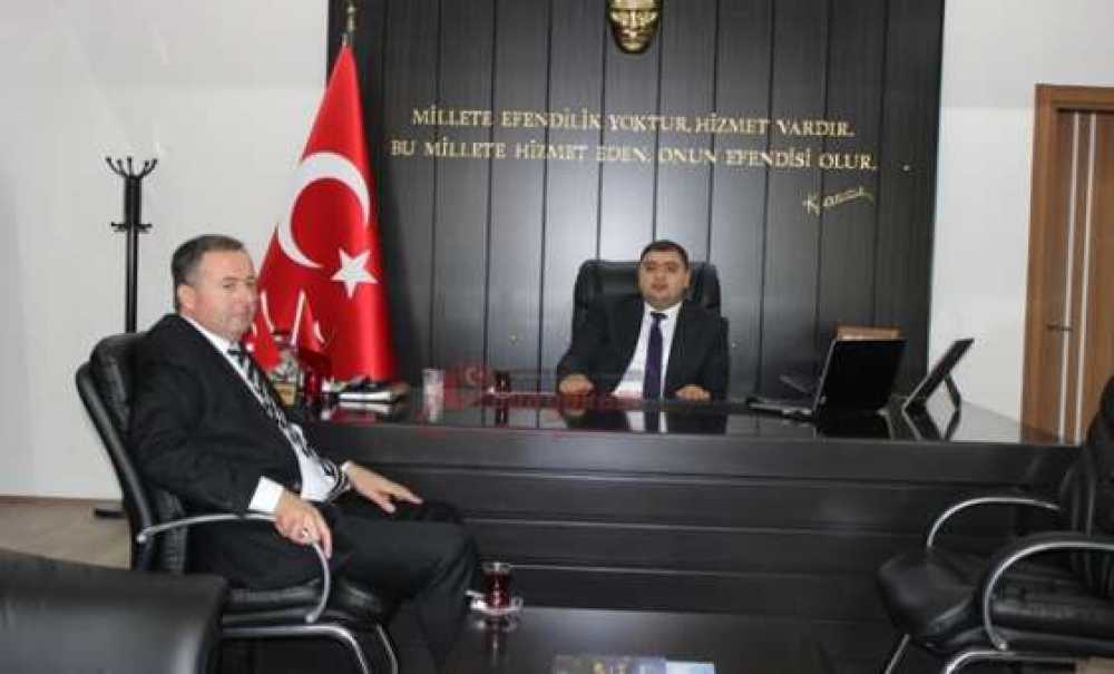 Teksif Başkanı Bozan'dan Ergene Kaymakamı Kızıltoprak'a Ziyaret