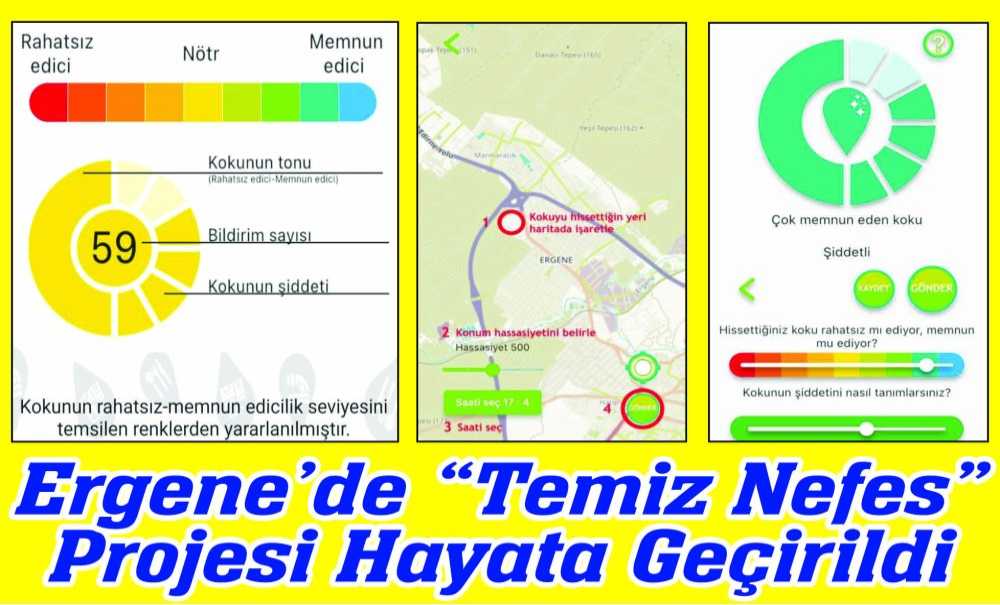 Ergene'de “Temiz Nefes” Projesi Hayata Geçirildi