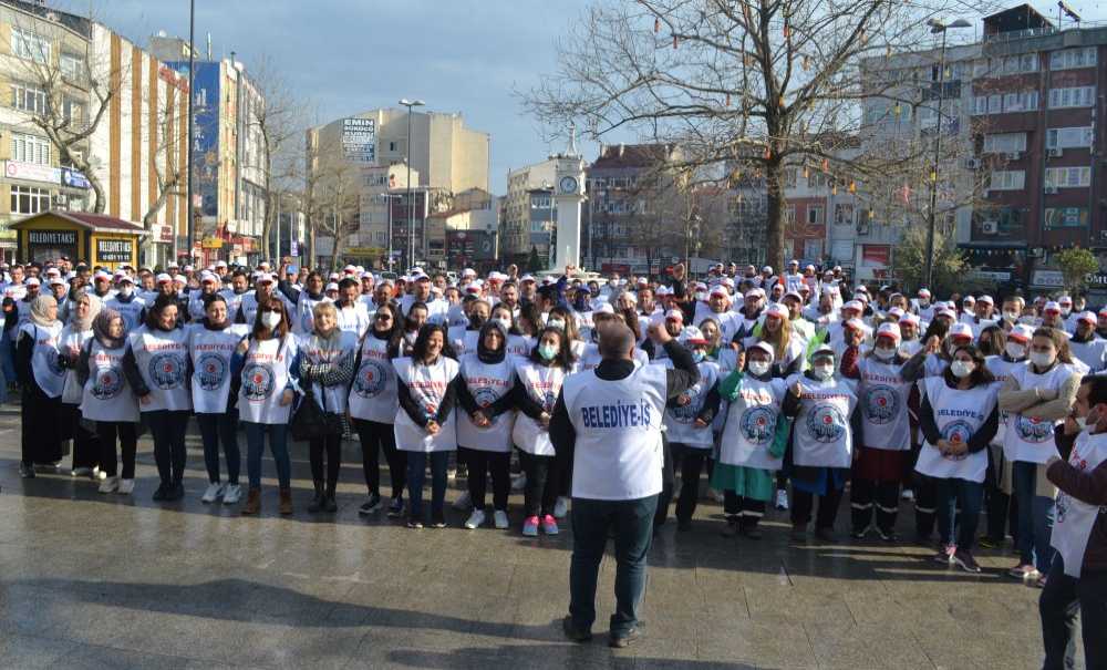 Çorlu Belediye İşçileri Yüzde 36 Ara Zam Aldı