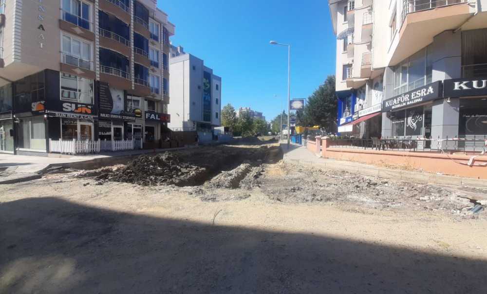 Çorlu Belediyesi O Caddede Çalışma Başlattı