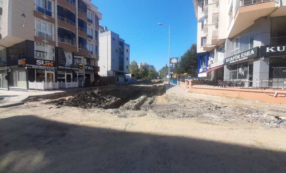 Çorlu Belediyesi O Caddede Çalışma Başlattı