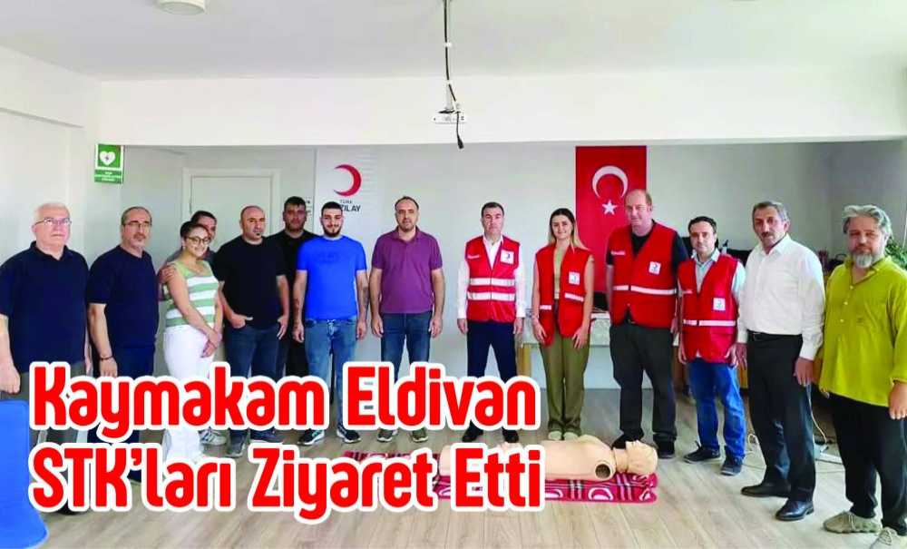 Kaymakam Eldivan Stk'ları Ziyaret Etti