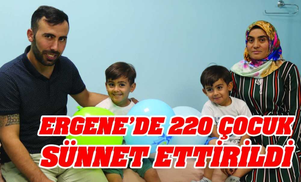 Ergene'de 220 Çocuk Sünnet Ettirildi