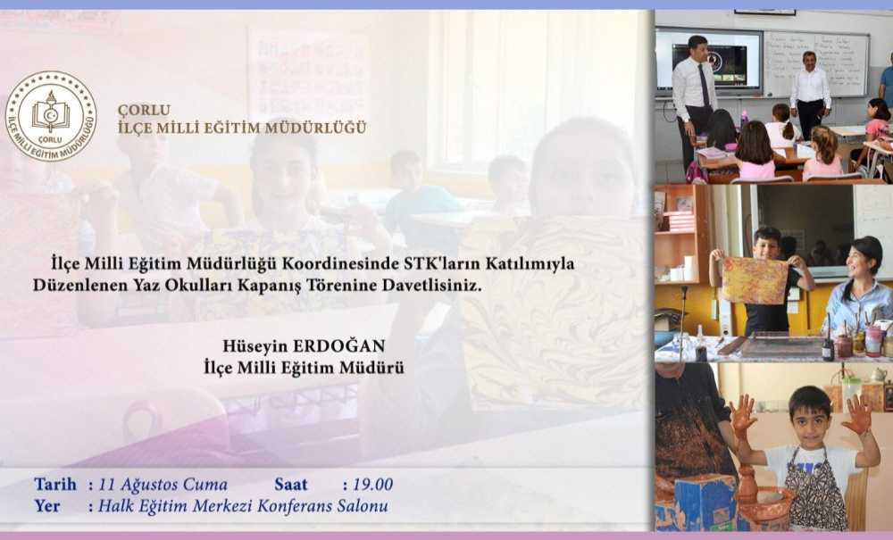 “Mezuniyet Programına Tüm Halkımızı Bekliyoruz”