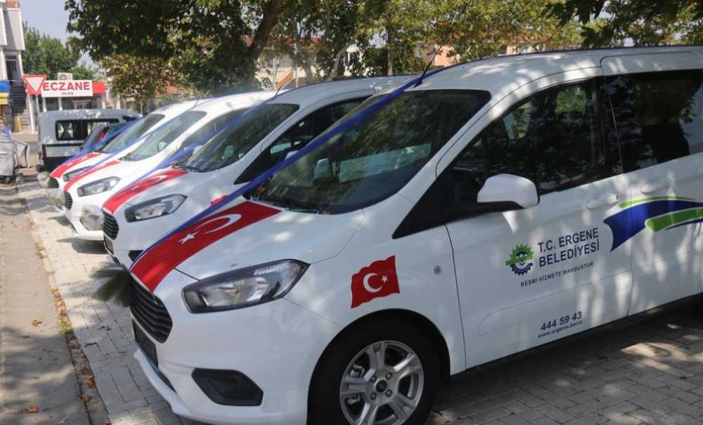 Ergene Belediyesi Araç Filosunu Güçlendiriyor