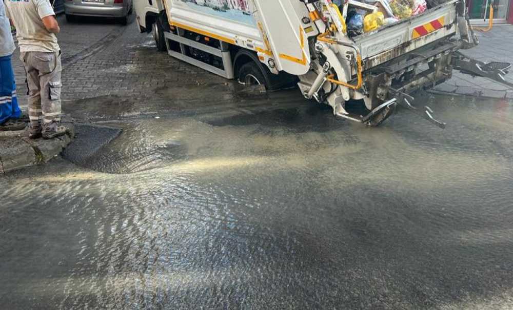 Çöp Kamyonunun Battığı O Yer Yapıldı