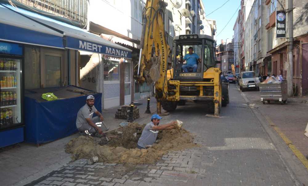 Teski̇ Su Arızasına Müdahale Etti