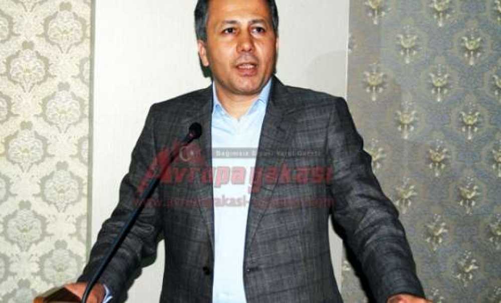 Tekirdağ Valisi Ali Yerlikaya Gazeteciler Federasyonu`nun Toplantısına Katıldı