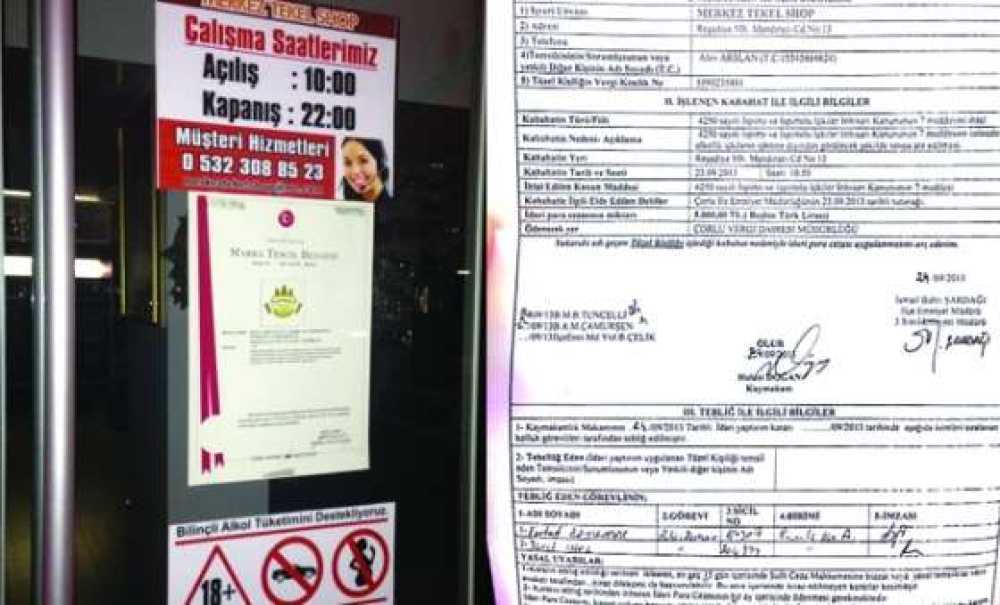 Alkol Yasasında İlk Ceza Kesildi