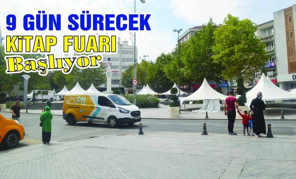 9 Gün Sürecek Kitap Fuarı Başlıyor