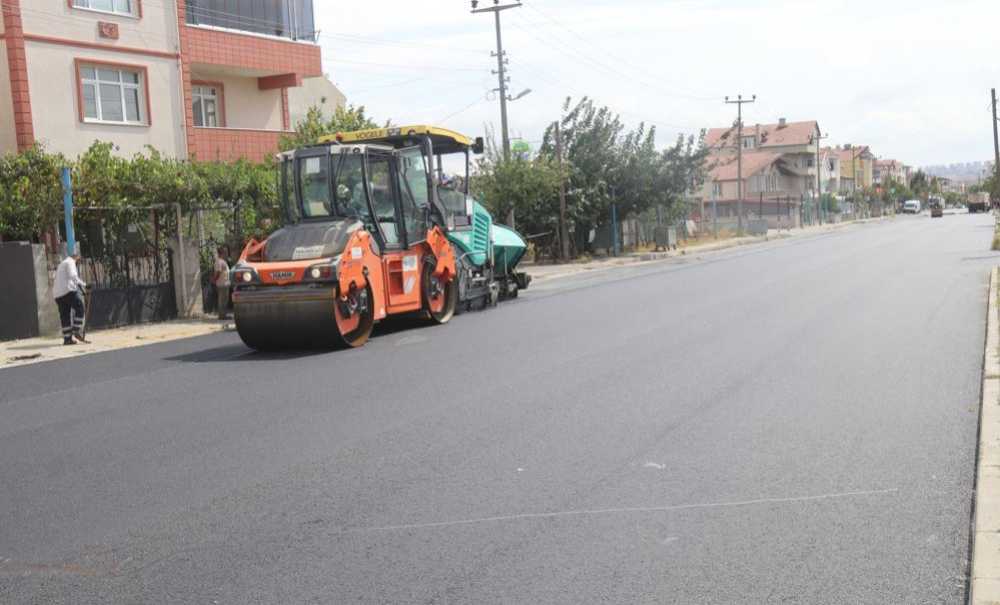 Ergene'de Asfaltlama Çalışması Devam Ediyor