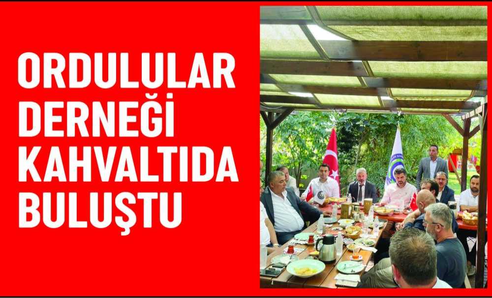 Ordulular Derneği Kahvaltıda Buluştu