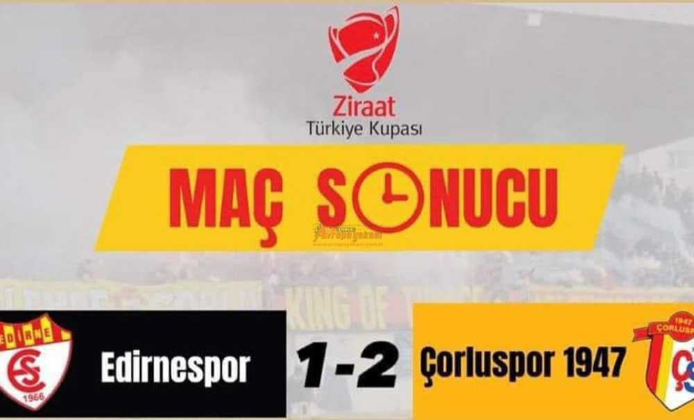 Çorluspor 1947 Ziraat Kupasında Yoluna Doludizgin Devam Ediyor
