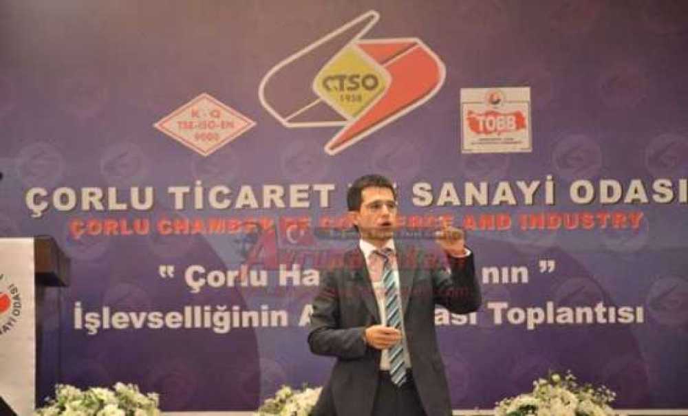 Türk Hava Yolları Bölgesel Uçuşlar Başkanı İbrahim Doğan; “Önceliğimiz Çorlu, Çorlu İçin İşimizi Gücümüzü Bırakırız”