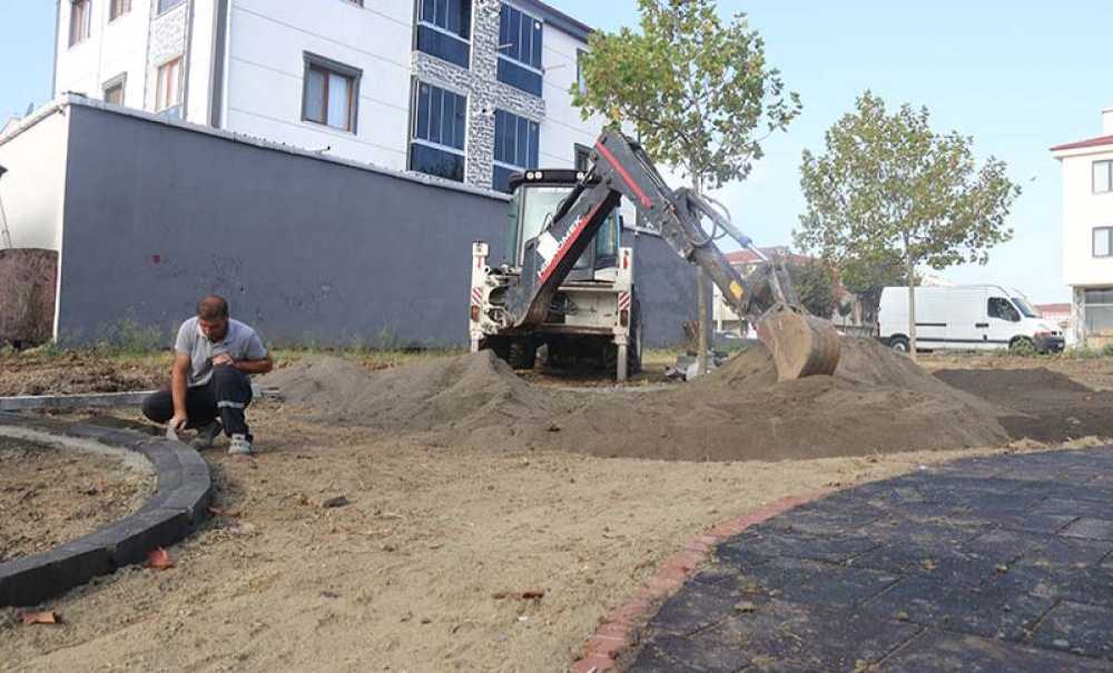 Ergene'de Park Çalışmaları Devam Ediyor