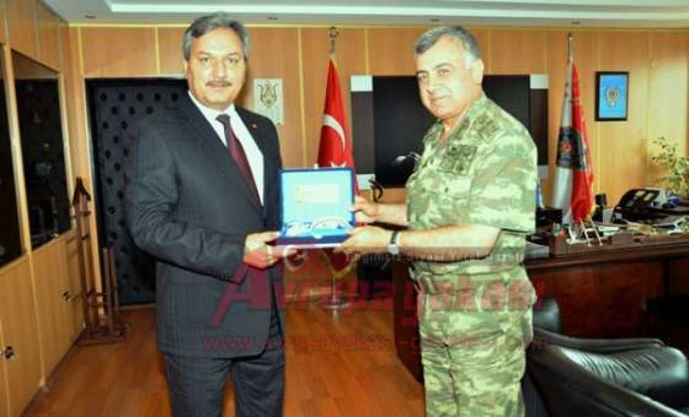 Korgeneral Bekiroğlu`ndan Müdür Yılmaz`a Ziyaret