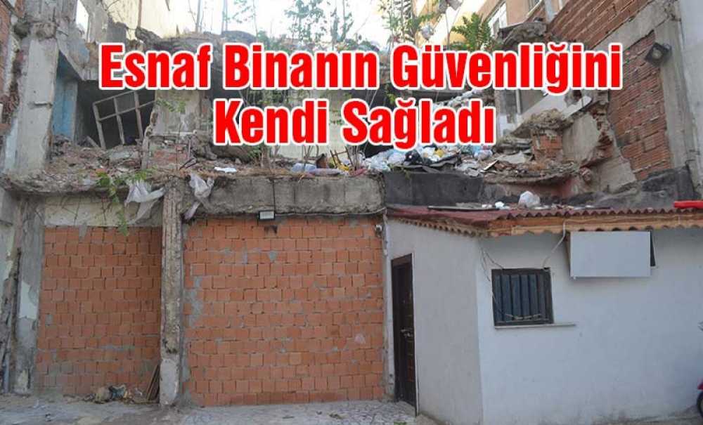 Esnaf Binanın Güvenliğini Kendi Sağladı