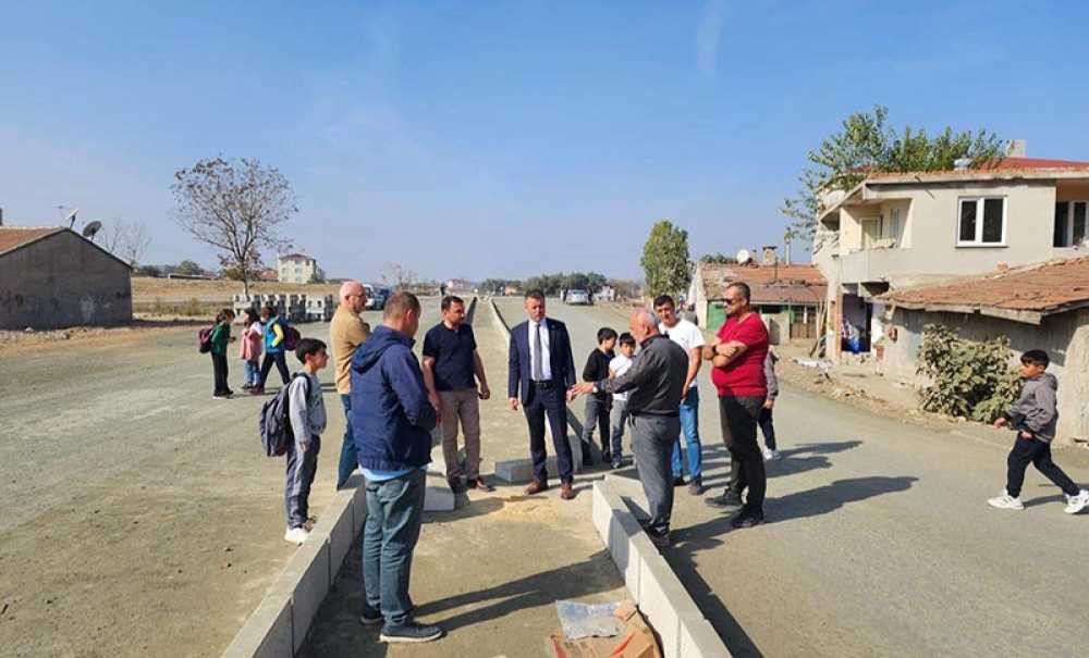 Başkan Sarıkurt Kuzey Yolu'ndaki Çalışmaları İnceledi