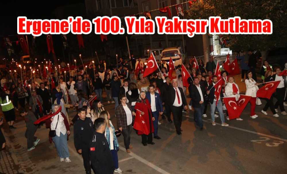 Ergene'de 100. Yıla Yakışır Kutlama