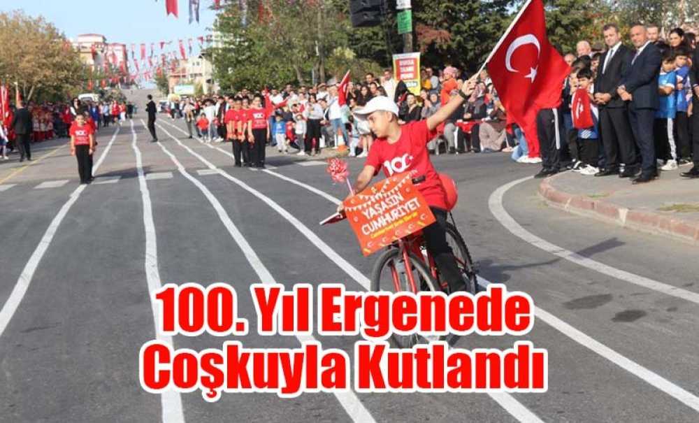 100. Yılı Ergenede Coşkuyla Kutlandı