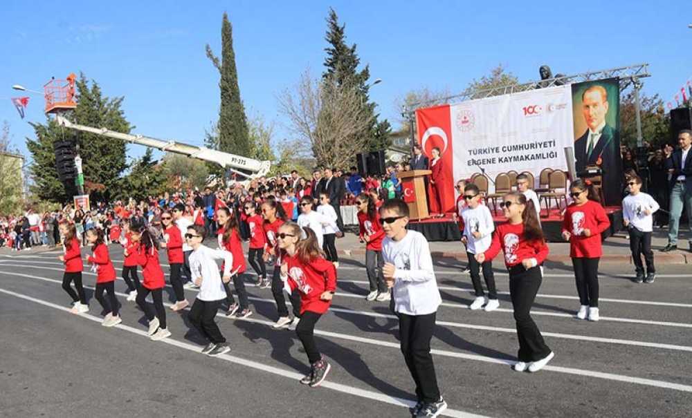 100. Yılı Ergenede Coşkuyla Kutlandı