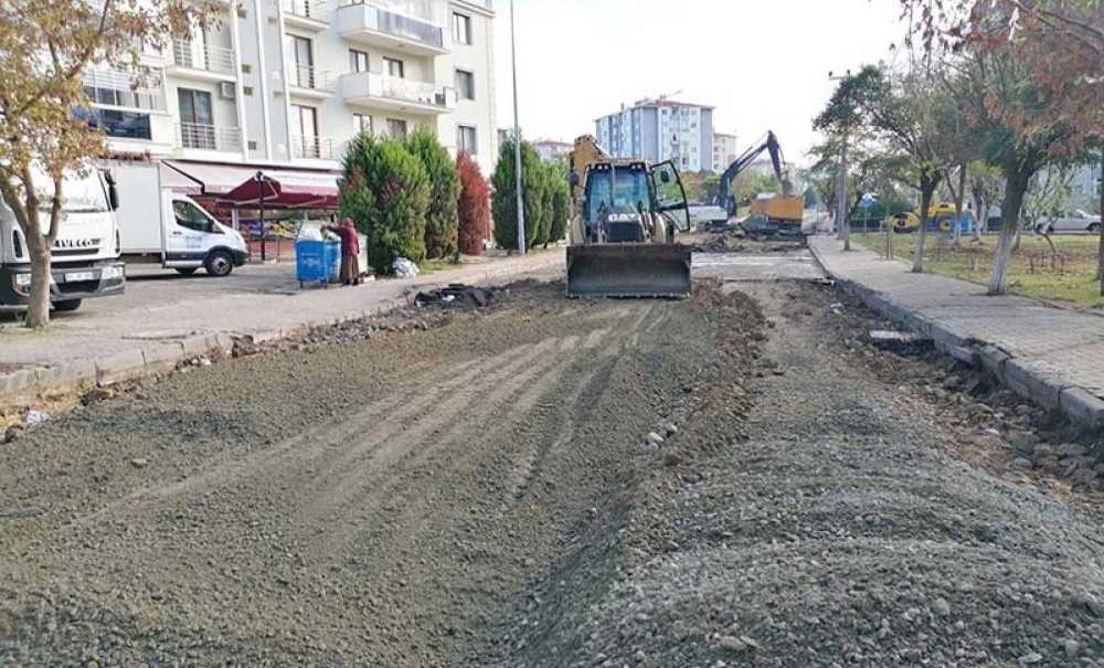 Taşkent Caddesi'nde Hummalı Çalışma