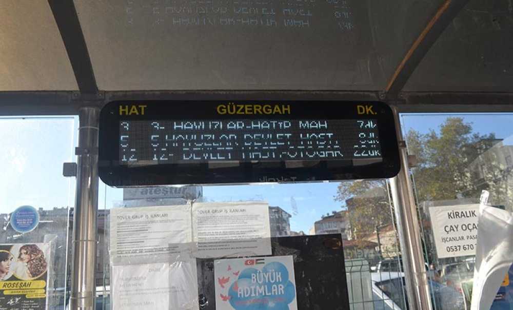 Akıllı Durak Sistemi Tekrar Çalışmaya Başladı