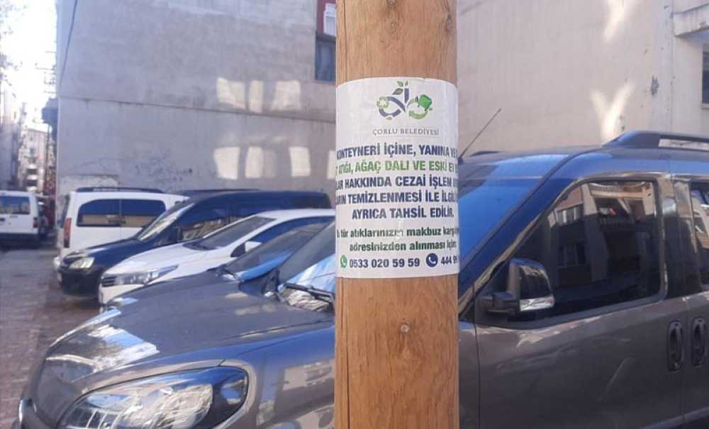 Belediye Atık Eşya Konusunda Vatandaşı Uyarıyor