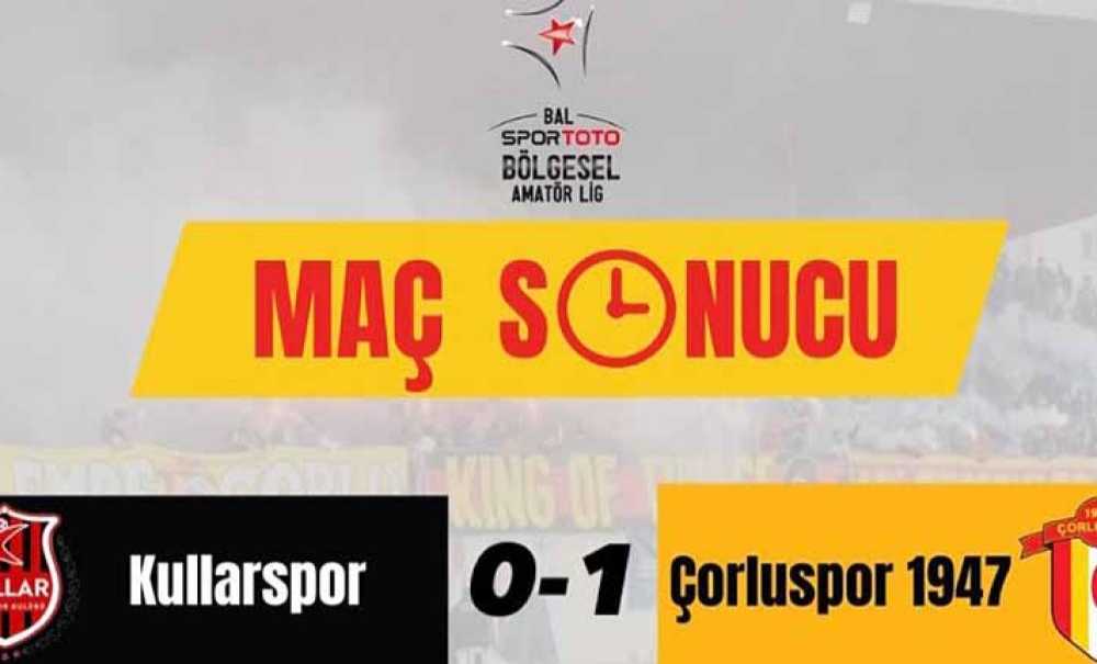 Çorluspor 1947 Deplasmanda 3 Puanı Almayı Bildi