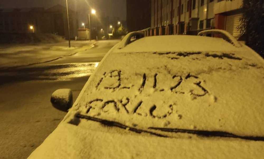 Çorlu'ya Yılın İlk Karı Erken Geldi