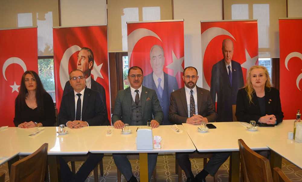 Mhp Yerel Seçim Öncesi Muhtarlarla Buluştu