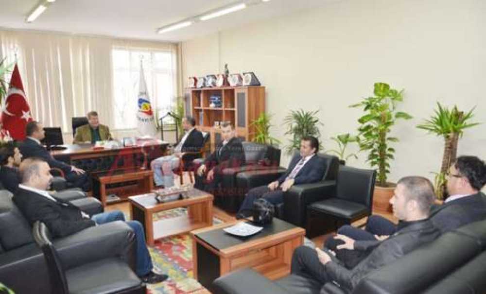 Çorlu Gazeteciler Derneği`nden Tso Başkanı Enis Sülün`e Ziyaret