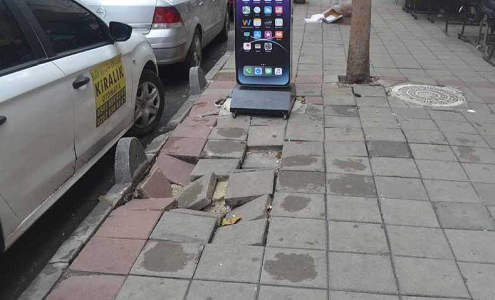 Kaldırım Aylardır Yapılmayı Bekliyor