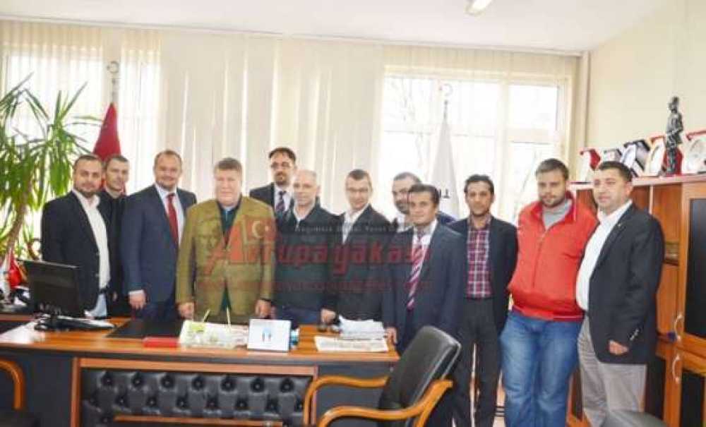 Çorlu Gazeteciler Derneği`nden Tso Başkanı Enis Sülün`e Ziyaret