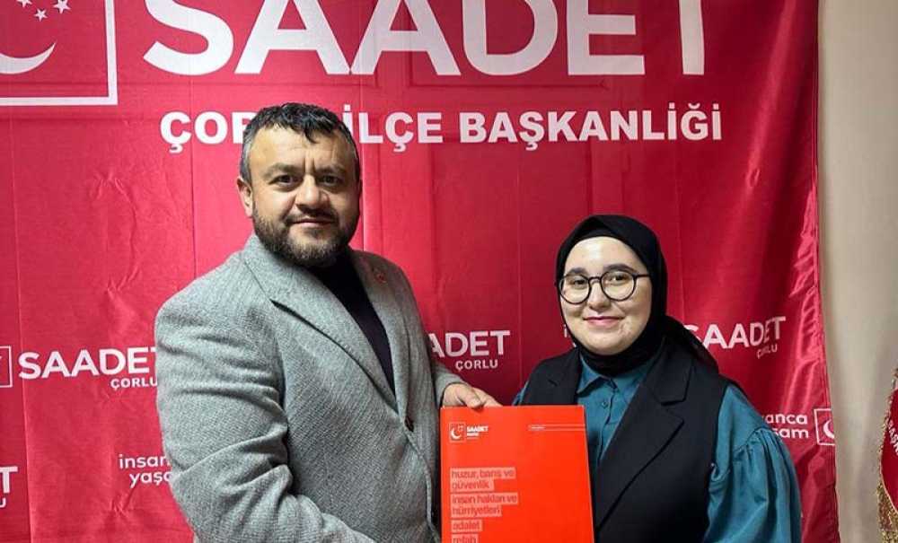 Av. Merve Karakuş Saadet Partisi'nden Aday Adayı Oldu