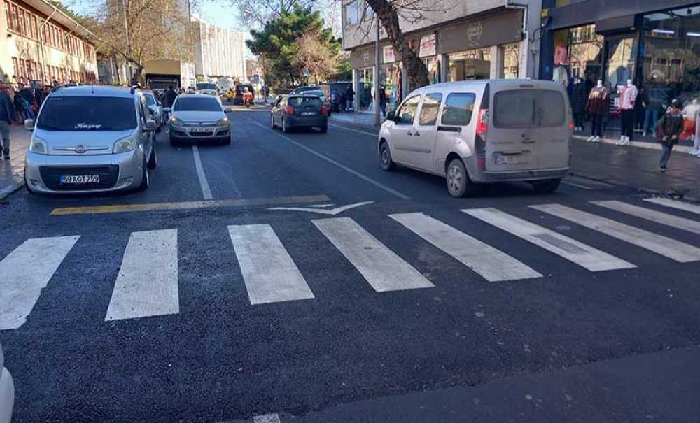 Okul Önüne Önlem Alındı