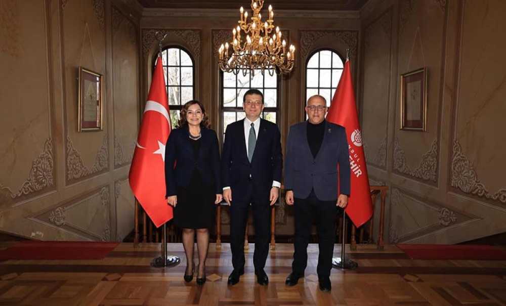 Candan Yüceer, İmamoğlu'nu Ziyaret Etti