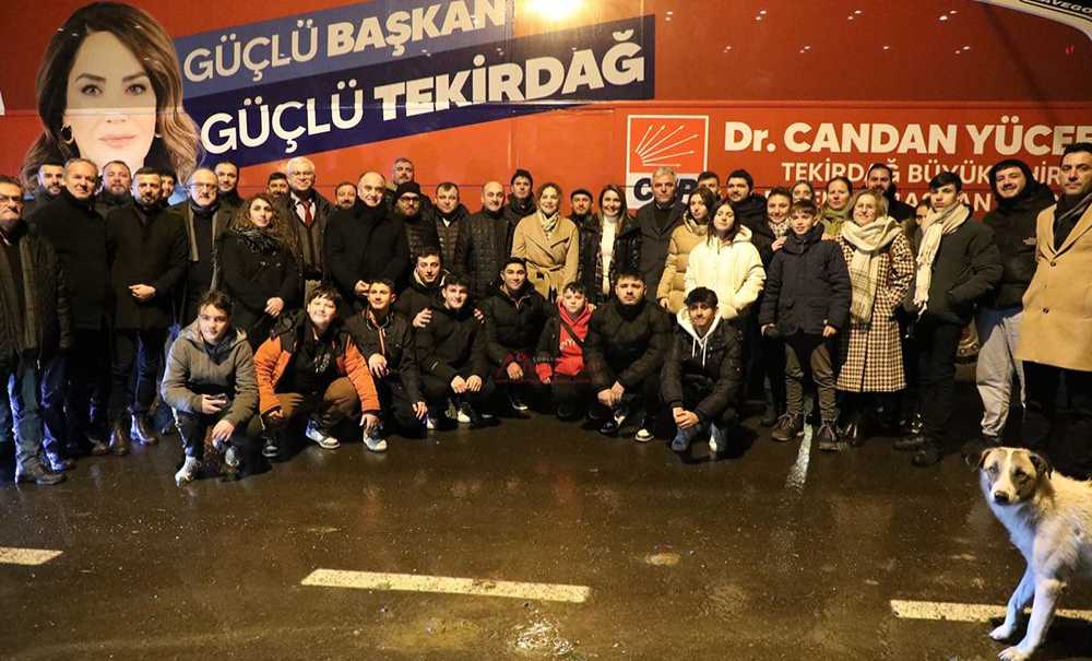 Candan Yüceer'e Sevgi Seli